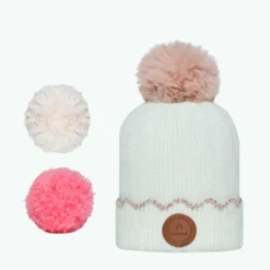 Beanie Apple Rose White Polar