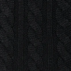 Scarf Creamy Gin Schwarz