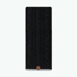 Scarf Creamy Gin Schwarz